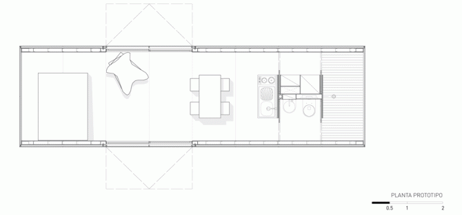 Magický dizajn kontajnerového domu Magický dizajn kontajnerového domu