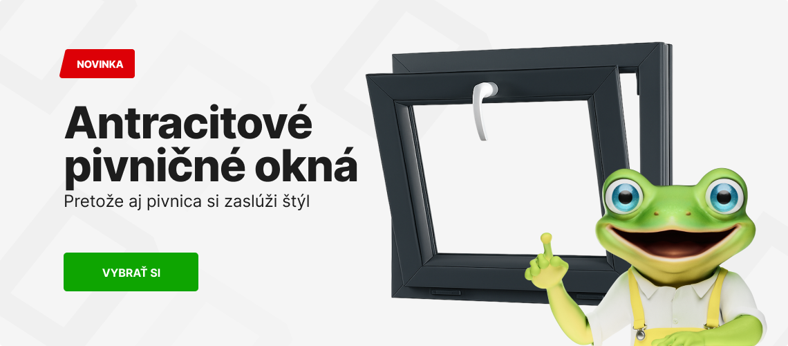 Pivničné okná v modernej antracitovej farbe za najnižšie ceny Pivničné okná v modernej antracitovej farbe za najnižšie ceny