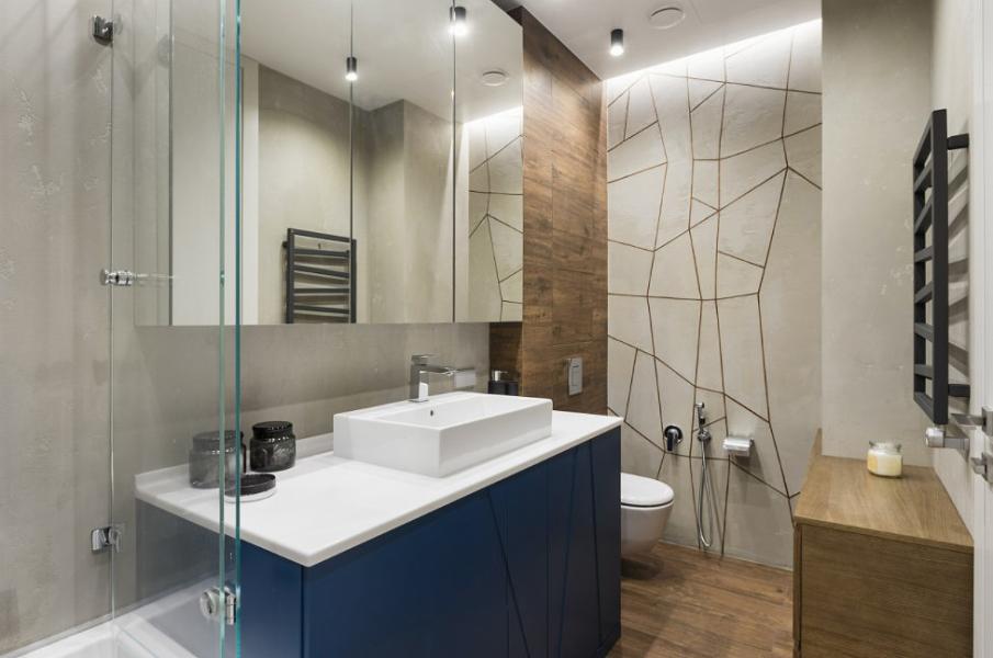 Moderné kúpeľne: veselé svetlé farby, lakonický dizajn, inovatívne riešenia Moderné kúpeľne: veselé svetlé farby, lakonický dizajn, inovatívne riešenia